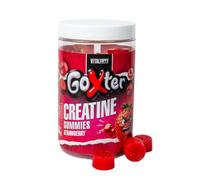 GOXTER Gominolas de Creatina Monohidratada, Creatina Gummies Sabor Fresa Ácida, 3000 mg de Creatina Monohidrato por Dosis, 60 Gominolas, Sin Azúcar y Sin Gluten