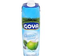 Goya Agua de Coco 1 L, 100% Agua de Coco Natural Sin Azúcar