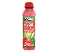 Goya Bebida Aloe Vera Sandia 5x500 ml, Contiene 30% de Aloe Vera Puro para Beber, Ideal para un Estilo de Vida Saludable