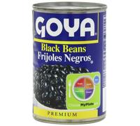 Goya Black Beans - Frijoles Negros 15.5 Oz Pack of 6