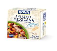 Goya Ensalada de Atún Mexicana150g, con Jalapeños y Alubias, Frescura y Auténtico Sabor en Cada Bocado