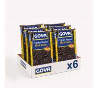 Goya Frijoles Negros 6x500 gr, Listos para Cocinar, Alto en Proteína Vegetal, Cremosos y Tiernos, Ideales para Platos Caribeños