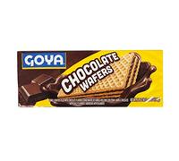 Goya Galletas Wafer Chocolate140g, Capas Finas de Galleta con Relleno de Intenso Sabor a Chocolate, Ideales para Postres o Helados