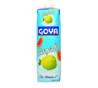 Goya Jugo de Guayaba 12 x 1L, Zumo de Fruta Natural con Sabor Auténtico y Refrescante, Fuente de Vitamina C