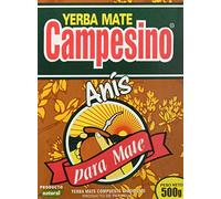 Goya Yerba Mate Campesino Anis 5x510 gr, Energizante Natural y Fuente de Proteína Vegetal, Hierba Mate Ideal para Mate Imperial y Calabaza