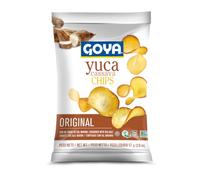Goya Yuca Chips Salados Pack de 24x57g, Snack Crujiente con Sal Marina, Alternativa a Plátano Deshidratado
