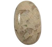 Goyal Exports Graphic Feldespato Cabujón ovalado natural suelto gema 42,5 quilates QD07, Piedra preciosa suelta, Feldespato gráfico