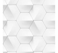 GOYAPRINT Vinilo Adhesivo Azulejos Hexagonales 40x250 cm Papel Pintado Autoadhesivo para Pared Muebles Cocina y Baño (Azulejo Hx)