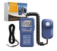 GOYOJO Medidor de luz Digital de Mano, Medición Precisa de PPFD para Hidroponía, Invernaderos y Optimización del Crecimiento de Plantas en Interiores, Medidor de Intensidad de luz LED de 400 a 700 NM