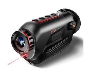 GOYOJO Monocular térmico, 256 x 192 (25 Hz), cámara monoscopio de imagen térmica para adultos, gafas de visión con lente focal de 10 mm, visores térmicos para caza nocturna y camping