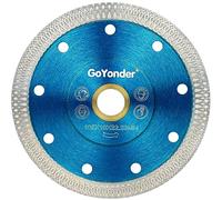 GoYonder Hoja de sierra de diamante súper fina de 4 pulgadas para cortar baldosas de porcelana, cerámica de mármol de granito (4 pulgadas)