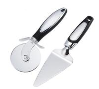 GOZAR Espátula de acero inoxidable para tartas, espátula para pizza, cocina, cocina, cocina, espátula triangular para queso