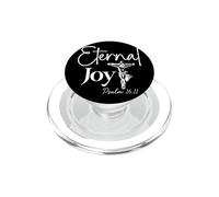 Gozo Eterno Salmo 16:11 Diseño Cristiano con Cruz PopSockets PopGrip para MagSafe