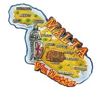 Gozo Malta - Imán de resina 3D fuerte para nevera, recuerdo turístico, imán chino hecho a mano, creativo para decoración del hogar y la cocina