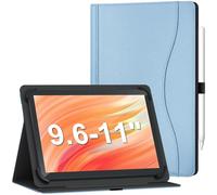 GOZOPO Funda Universal para 10,1 Pulgadas Tablet, con Bolsillo Soporte Multiángulo Funda para Doogee U11/ U11 Pro/TECLAST P50/ 9,6-11 Pulgadas Tablet (Azul Cielo)