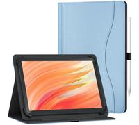 GOZOPO Funda Universal para 10,1 Pulgadas Tablet, con Bolsillo Soporte Multiángulo Funda para Doogee U11/ U11 Pro/TECLAST P50/ 9,6-11 Pulgadas Tablet (Azul Cielo)