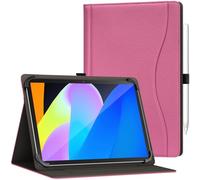 GOZOPO Funda Universal para Android 15/16 Tablet 11"/ 10,1 Pulgadas Tablet | con Bolsillo Soporte Multiángulo Funda para Doogee U11 Pro/TECLAST P50/Laptok/TCL/Whitedeer 9,6-11 Pulgadas Tablets (Rosa)