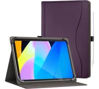 GOZOPO Funda Universal para Android 15/16 Tablet 11"/ 10,1 Pulgadas Tablet | con Bolsillo Soporte Multiángulo Funda para Doogee U11 Pro/TECLAST P50/Laptok/TCL/Whitedeer 9,6-11 Pulgadas Tablets (Morado)