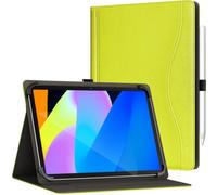 GOZOPO Funda Universal para Android 15/16 Tablet 11"/ 10,1 Pulgadas Tablet | con Bolsillo Soporte Multiángulo Funda para Doogee U11 Pro/TECLAST P50/Laptok/TCL/Whitedeer 9,6-11 Pulgadas Tablets (Verde)