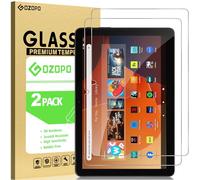 GOZOPO Protector de pantalla para tablet Amazon Fire HD 10 Kids / 10 Kids Pro, película de vidrio templado, paquete de 2