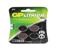 GP 0602025 C4 Pila de botón de Litio CR2025, 3 V, Ampolla de 4