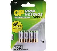 'GP 10023 AC4 Hoog Voltage Pilas alcalinas de botón 23 a (MS21/MN21), 4 Unidades