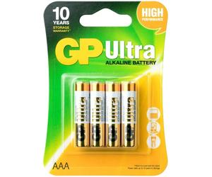 GP 4x Pilas AAA Ultra Alcalinas