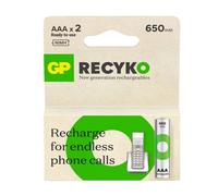 GP 650 ReCyko Batería recargable AAA / HR03 Ni-Mh (2 piezas)