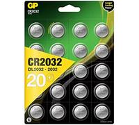 'gp 8716778919841 cr2032 pilas de litio pilas de botón 3 v, 20 unidad