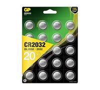 'GP 8716778919841 CR2032 Pilas de Litio Pilas de botón 3 V, 20 Unidades de Marca Ware, 2 x 2 x 0,3 cm
