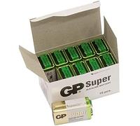 GP 9V-PP3 - Bateria Super Alkaline, 1 caja (10 unidades)
