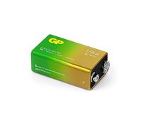 GP Batería de Bloque Ultra alcalina de 9 V, Nueva tecnología G-Tech Longlife Ideal como Detector de Humo, 1 batería de 9 V Ultra alcalina Profesional