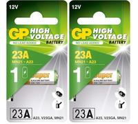 GP BATERIE 23A/A23/MN21 Alkaline 12V (Paquete de 2)