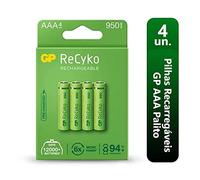 GP Batteries - AAA 950mAh (Micro, HR 03, NiMH, 1,2V, Pack de 4)