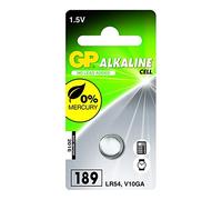 GP Batteries Alkaline Cell 189 Alcalino 1,5 V - Pilas (Alcalino, Botón/moneda, 1,5 V, 1 pieza(s), Acero inoxidable, Ampolla)