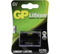 GP Batteries Lithium 2CR5 Litio 6V - Pilas (Litio, -40-60 °C, Negro, Ampolla)