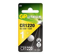 GP Batteries Lithium Cell CR1220 Single-Use Battery Litio 3 V - Pilas (Single-Use Battery, CR1220, Litio, Botón/Moneda, 3 V, 1 Pieza(s))
