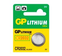 GP Batteries Lithium Cell CR2032 - Pilas (Litio, Button/coin, 3 V) Acero inoxidable, 5 unidades