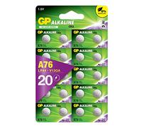 GP Batteries - Pack de 20 Pilas LR44 alcalinas de botón