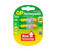 GP Batteries Pila Recargable AA Ni-mh 2700mah - Blister de 2 Unidades