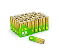 GP Batteries Ultra Alkaline LR6 AA 1.5V Alcalino 1.5V batería no-recargable - Pilas (Alcalino, Cilíndrico, 1,5 V, 40 pieza(s), AA, Blanco, Amarillo)