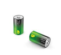 GP Batteries Ultra Plus Mono - Batería alcalina de manganeso (1,5 V, 2 Unidades)