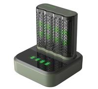 GP M452 USB 4AA - Cargador rápido, con base, NiMH, incl. 4x AA 2600 mAh