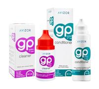 GP Cleaner 30 ml + GP Conditioner 120 ml - Pack Ahorro - Limpiador y Acondicionador Diario de Lentes de Contacto rígidas y gas-permeables | Desengrasante y Humectante | Kit Limpieza Completa