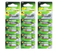 GP GP27A-C5 Baterías Super Alkaline 27A 12 V de alto voltaje de la batería alcalina (Pack de 15)