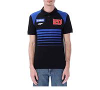 GP GRUPPO PRITELLI Polo Hombre Fabio Quartararo Yamaha Factory Racing - Logotipos y Rayas horizontales-XXL