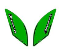 GP Kompozit Almohadilla lateral para tanque verde compatible con Bajaj Dominar 250 / Dominar 400 2017-2023