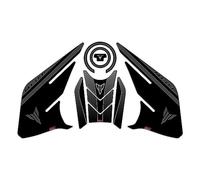 GP Kompozit Juego de almohadillas para tanque negro compatible con Yamaha MT-07 2021-2023