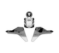 GP Kompozit Para Africa Twin CRF1000L 2018-2019 - Juego de almohadillas de tanque compatibles, color negro