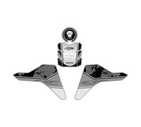 GP Kompozit Para Africa Twin CRF1000L 2018-2019 - Juego de almohadillas de tanque compatibles, color negro